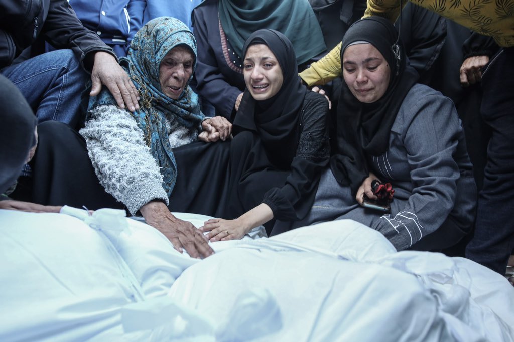 Three killed in Israeli bombing in Gaza City