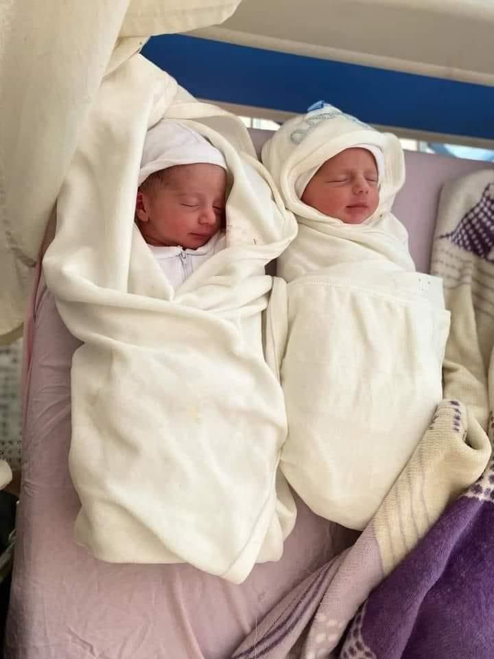 Palestinian Father Discovers Newborn Twins Killed in Israeli Airstrike