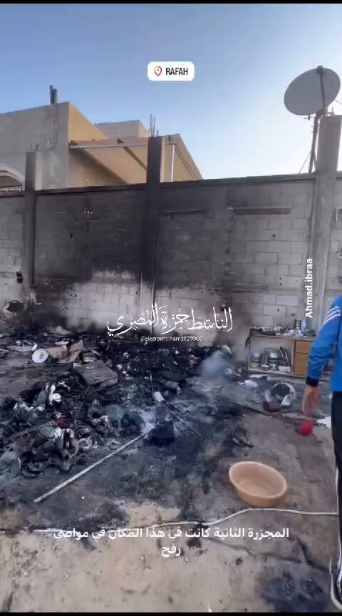 Israeli strikes on Rafah tents kill 25 displaced Palestinians
