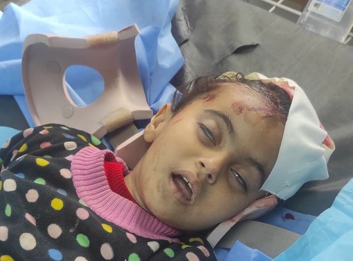 Child killed in Israeli bombing of displacement camp