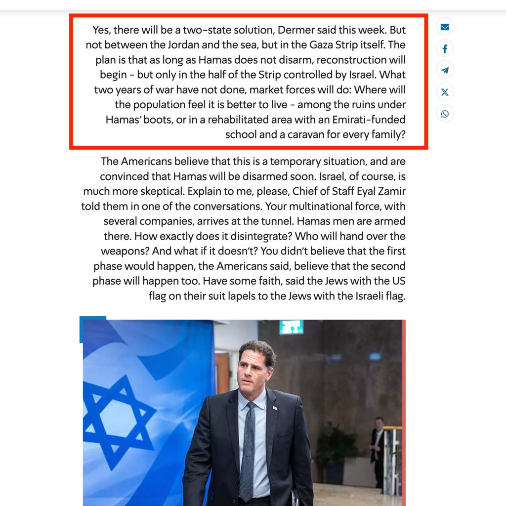 Israel’s Two-State Solution and Gaza Reconstruction