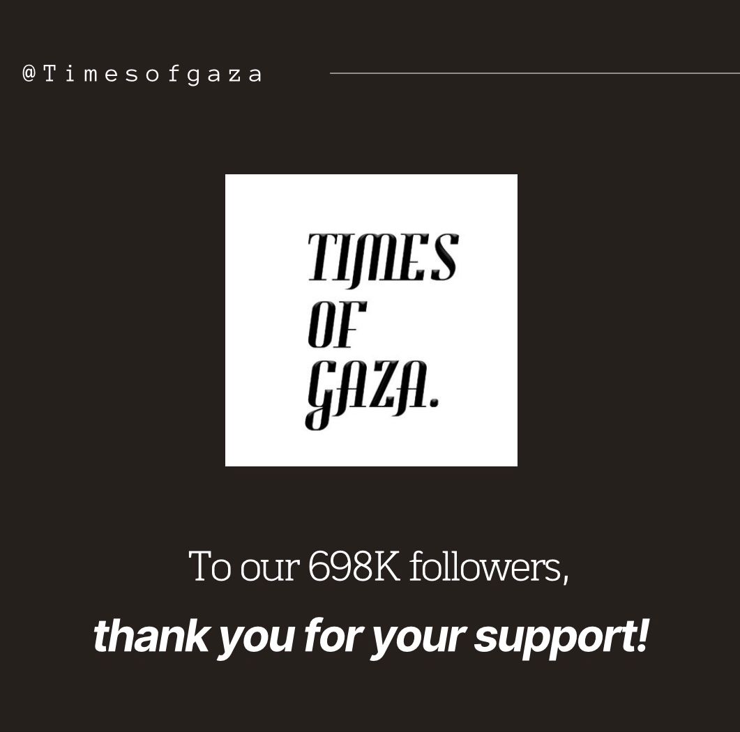 Gaza Times Thanks 698K Followers for Palestine Support