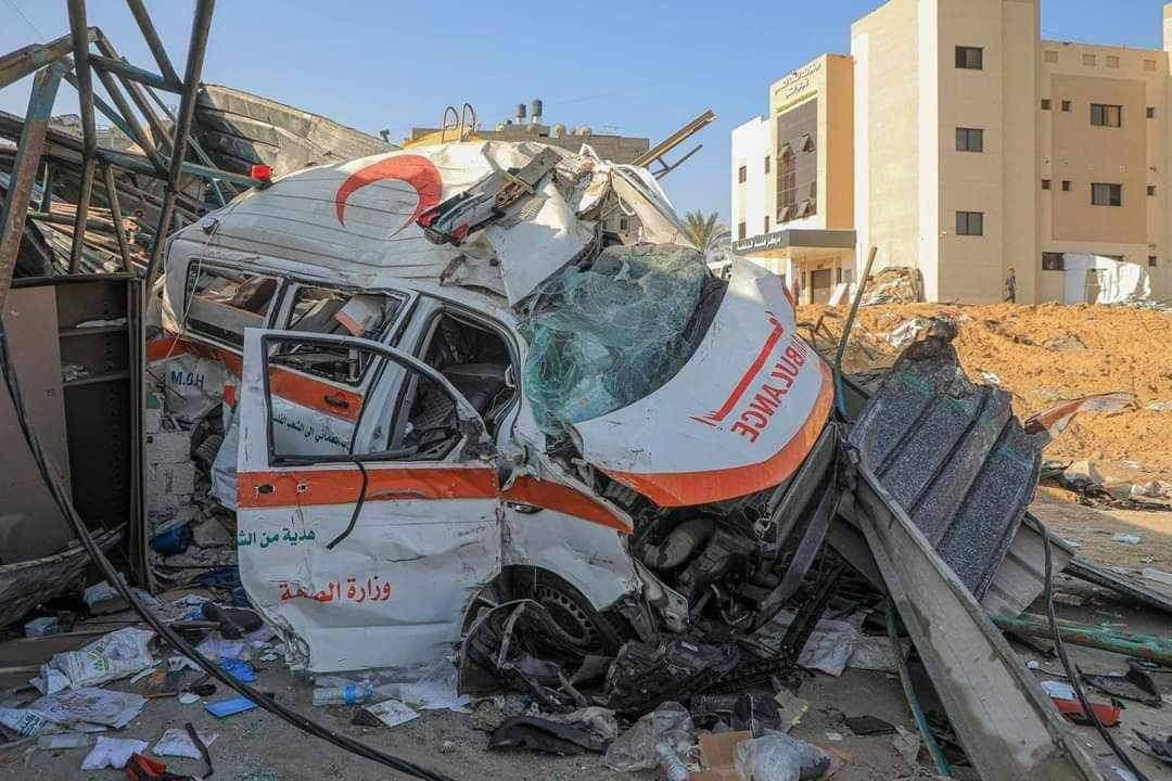 Photos Document Extensive Damage to Nasser Hospital Khan-Younis