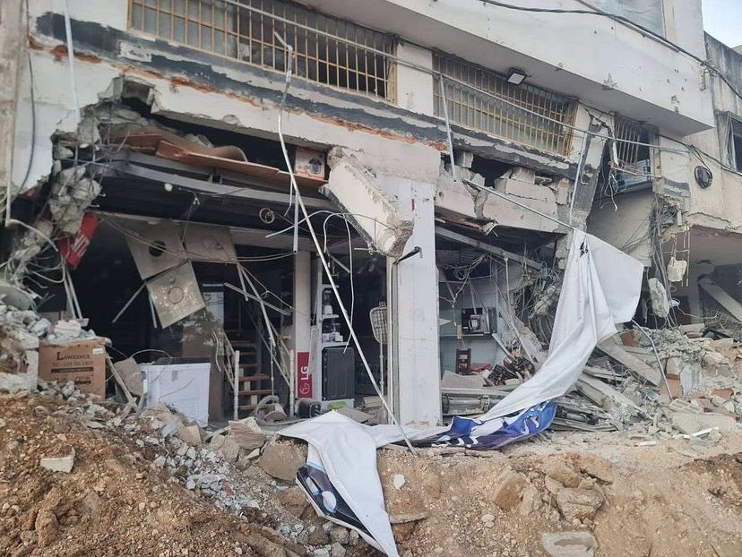 Destruction in Nur Shams refugee camp after occupation forces raid