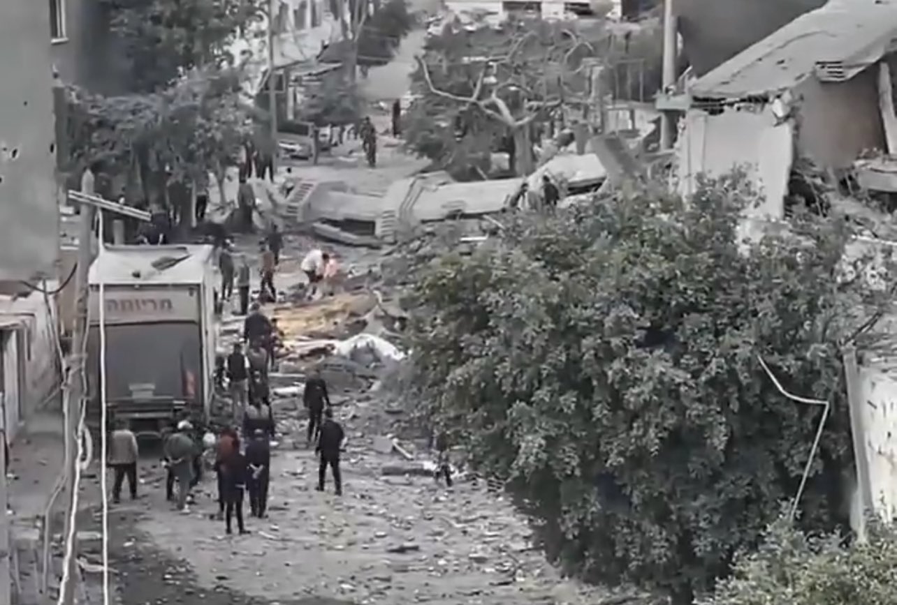 Dar al Arqam School Converted to Displacement Camp