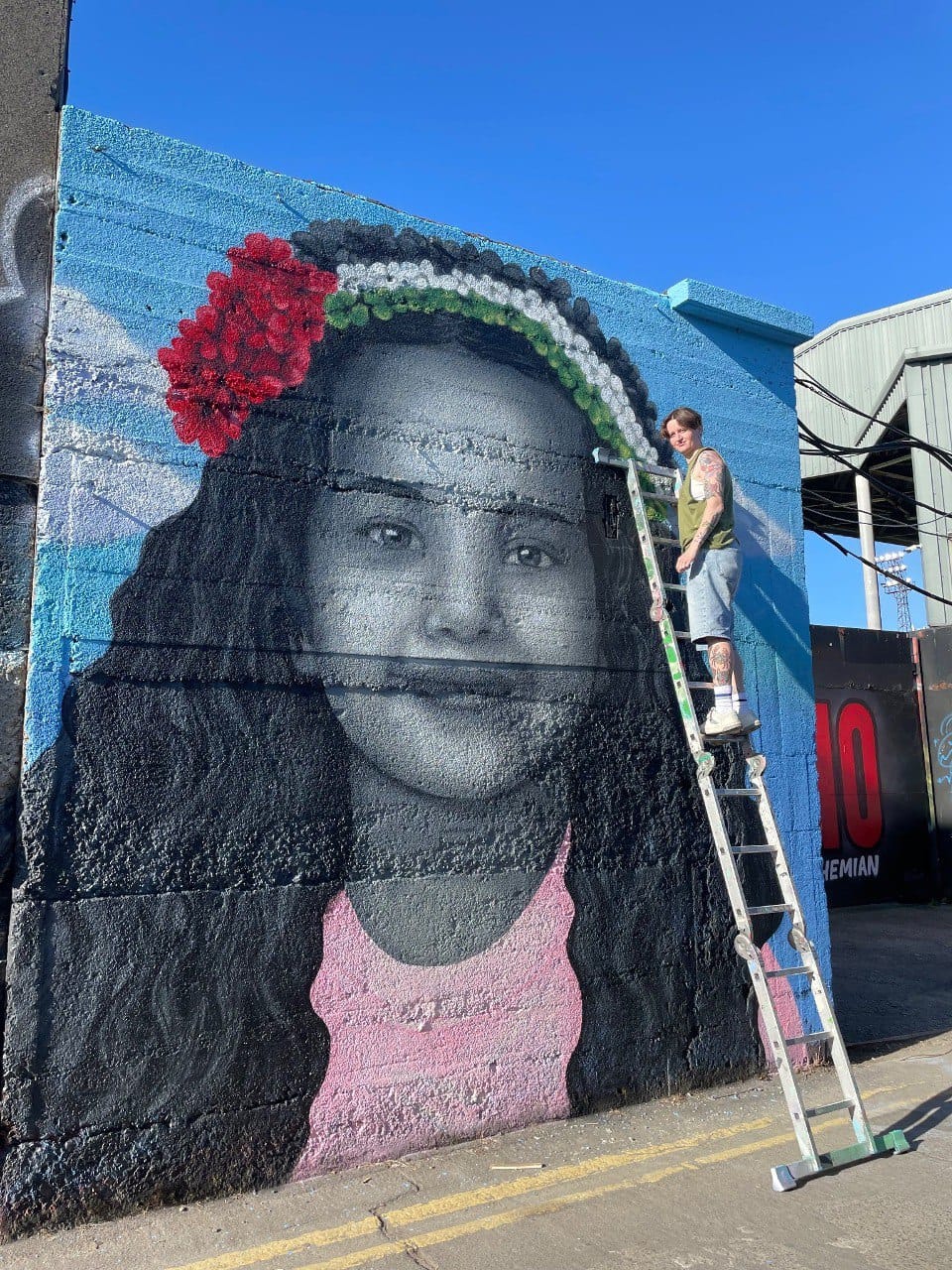 Dublin Mural Honors Hind Rajab, Palestinian Child