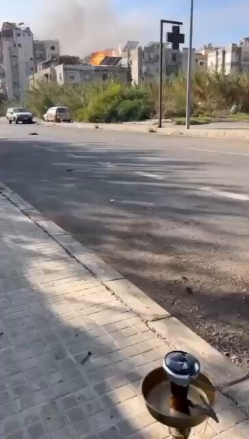 Heavy Bombardment in Beirut’s Dahye District