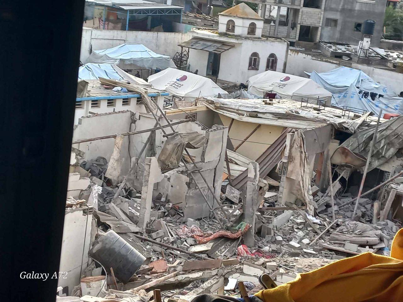 Israeli occupation targets Al-Maghazi primary school in attack