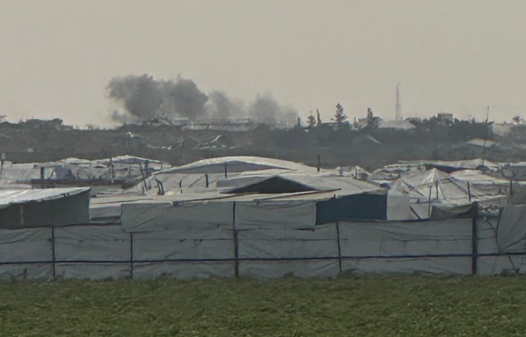 Israeli Artillery Shelling East of Khan Younis