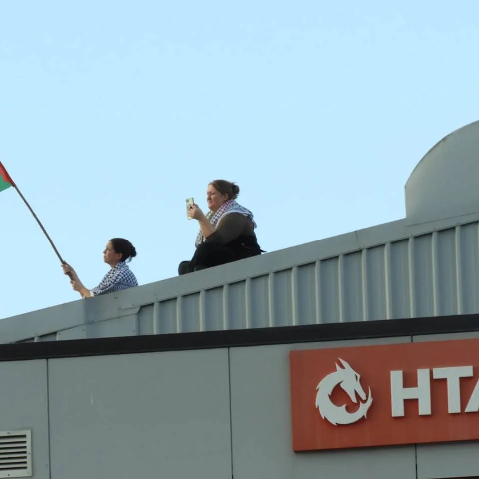 Activists Occupy HTA Factory Over F35 Parts for Israel