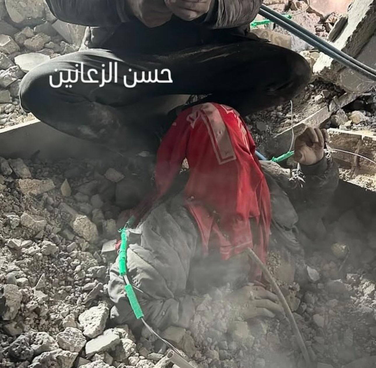 Body of Martyr Recovered from Bombed Home in Gaza City