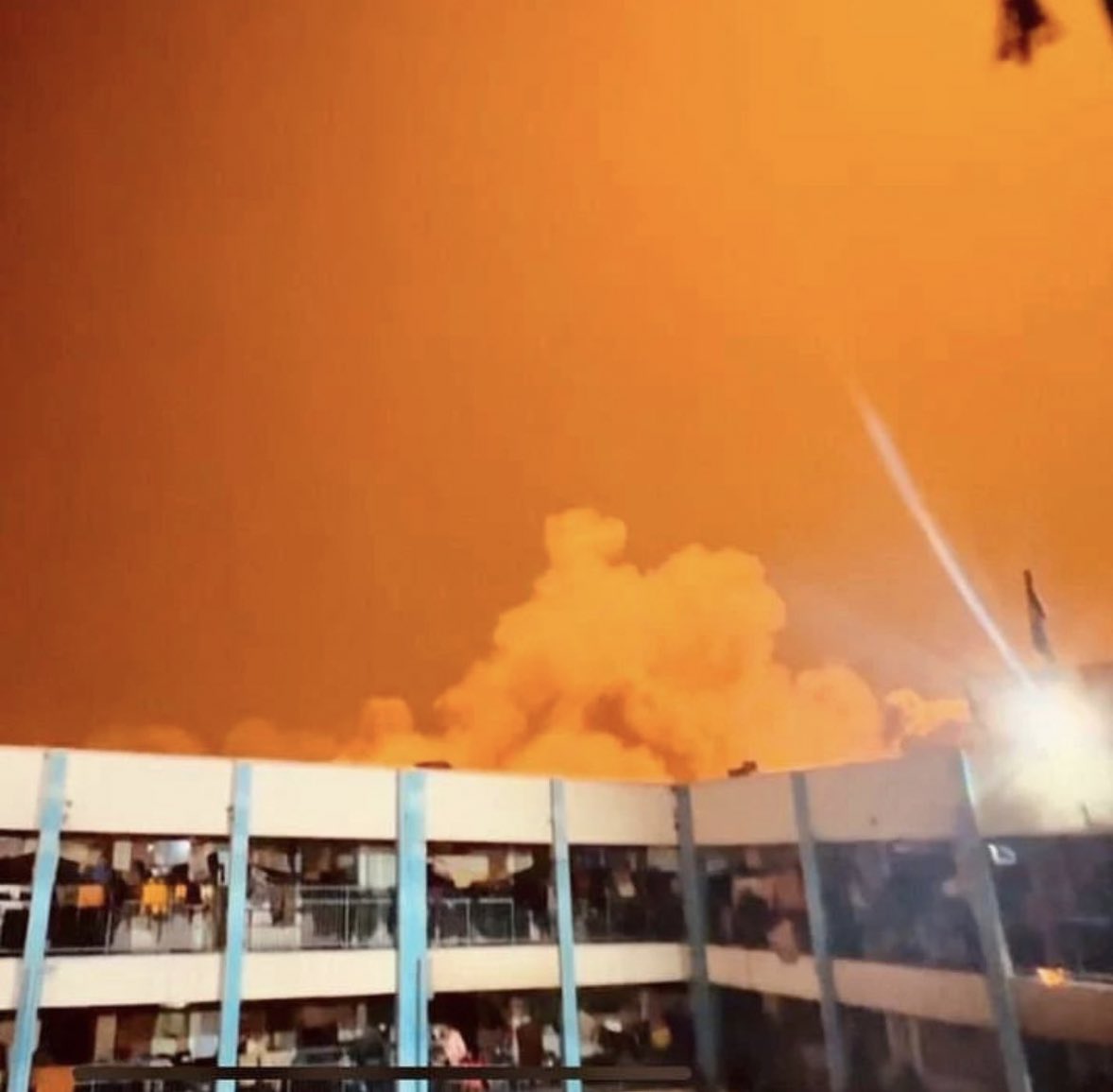 Jabalia Refugee Camp School Faces Israeli Bombardment Amid Displacement