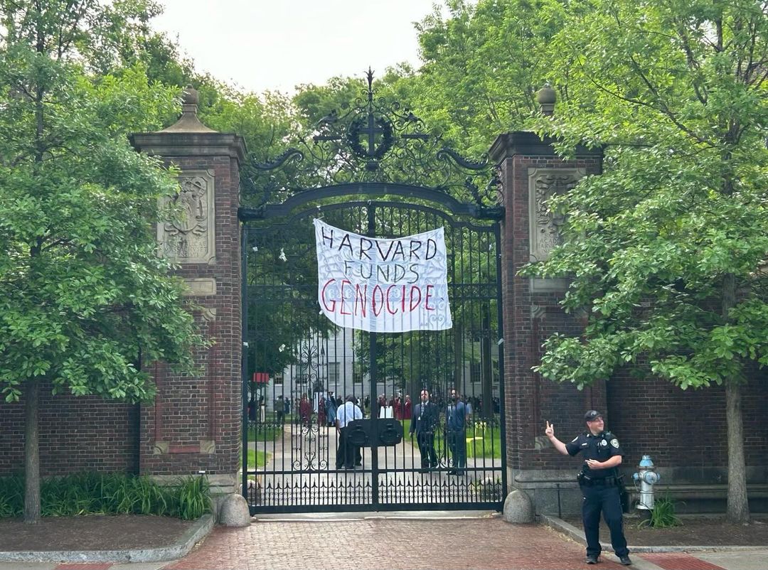 Harvard Students Protest University Funding of Israeli Occupation