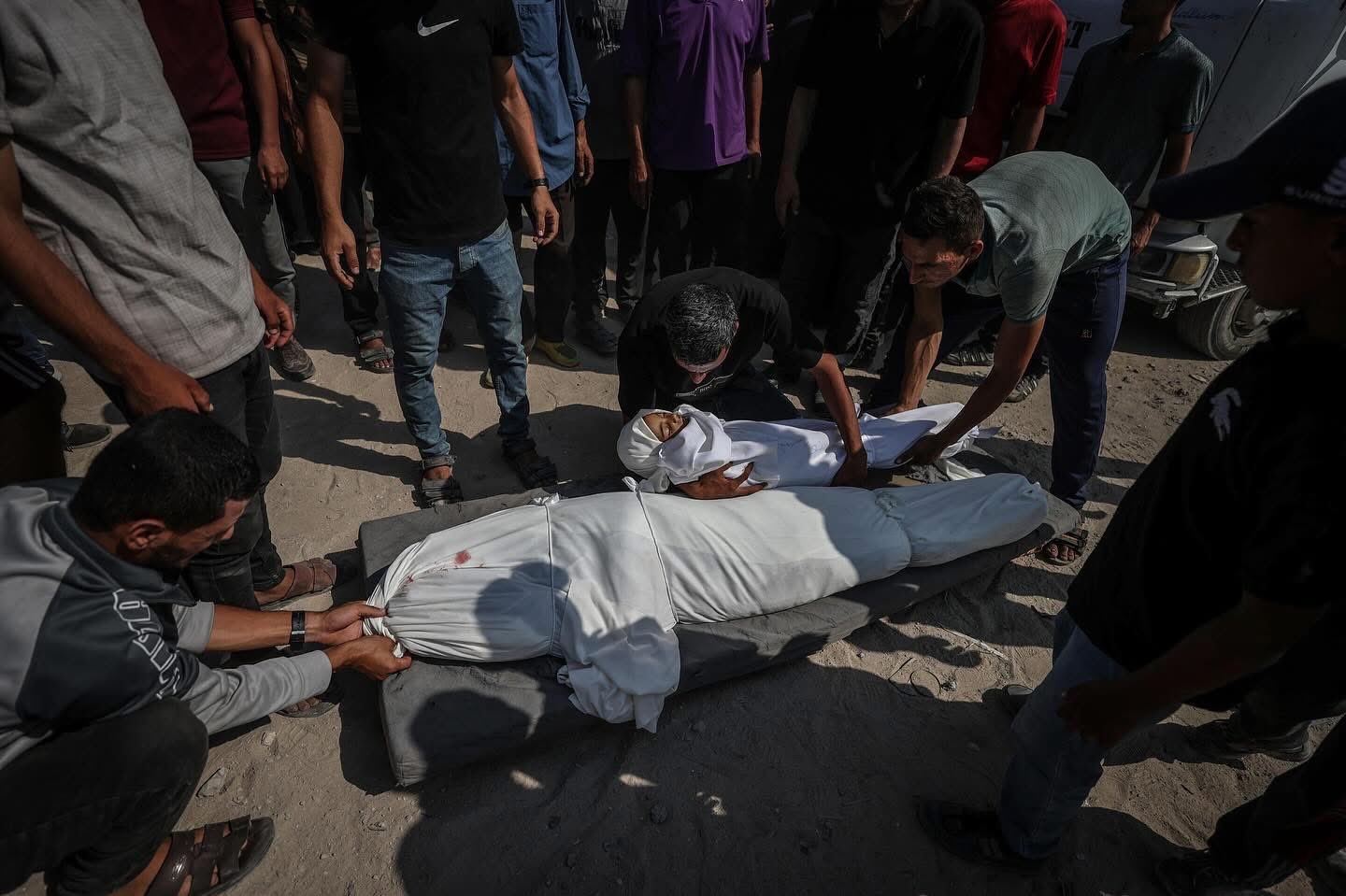 Israeli military strikes Al-Shati refugee camp in Gaza City