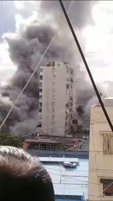 Israeli airstrikes reported in Beirut’s southern suburb