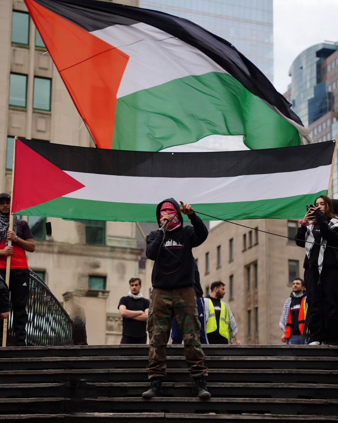 Montreal Activists Rally in Support of Palestinian People and Resistance