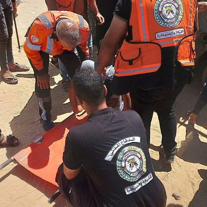 Civil Defense Operations in Rafah During Conflict