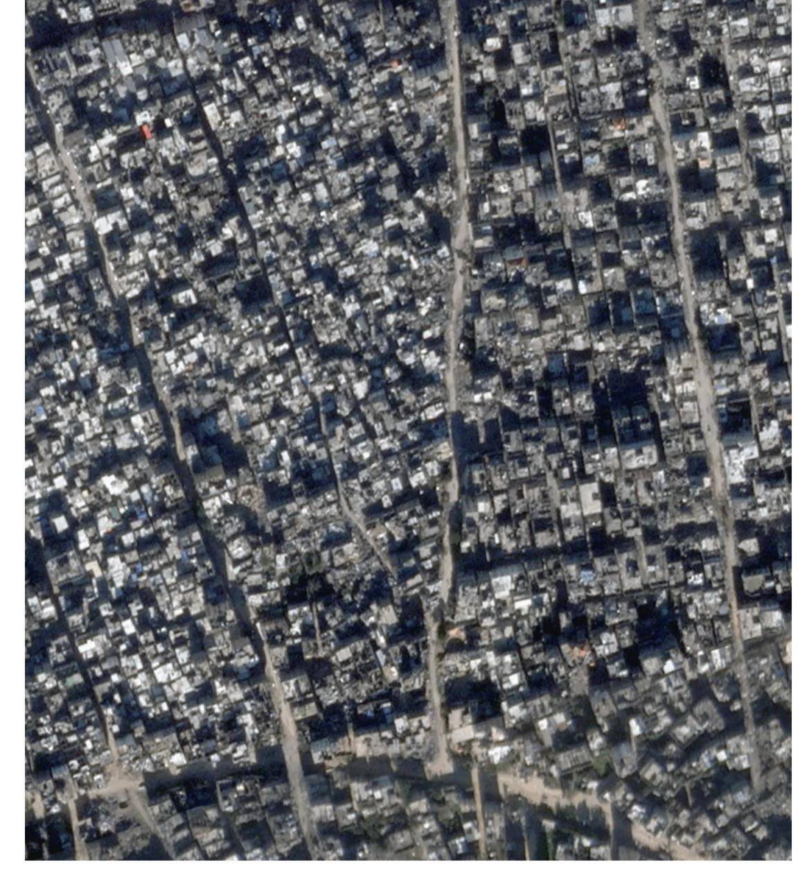 Jabalia Gaza 2024 comparison North destruction