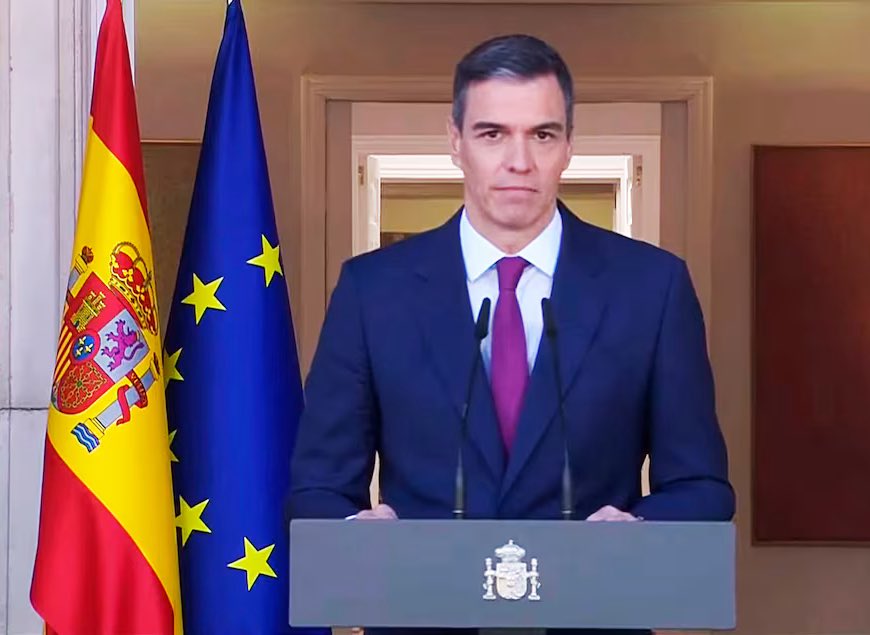 Spain PM calls for Israel ban from international sports