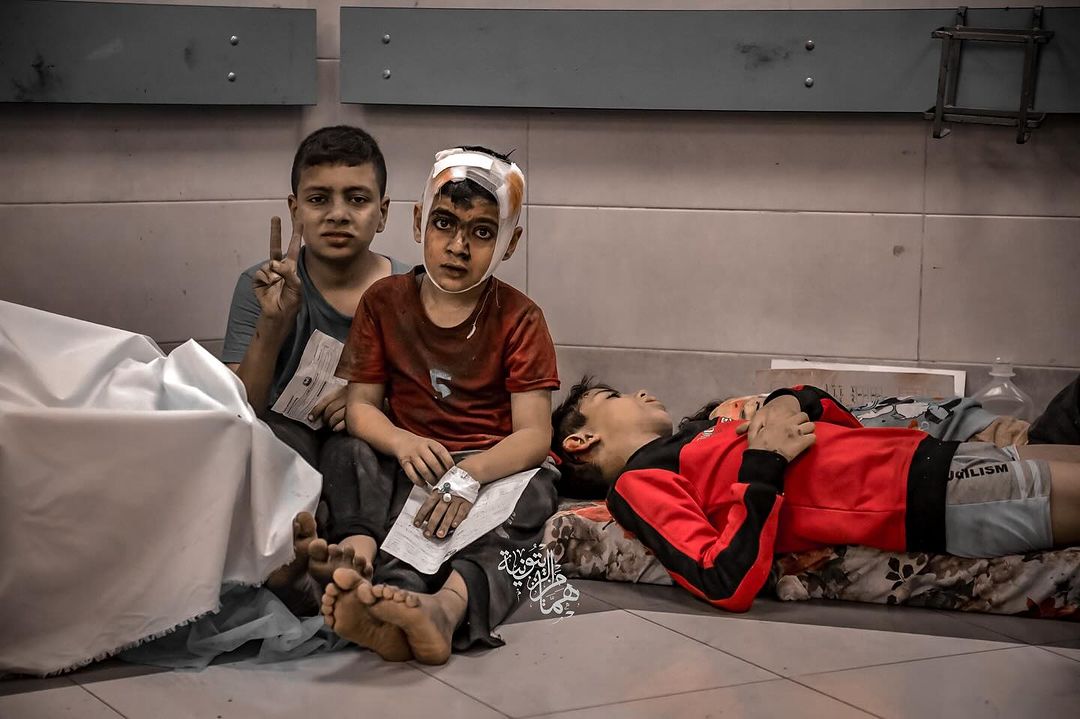 Israeli airstrikes injure children in central Gaza Strip
