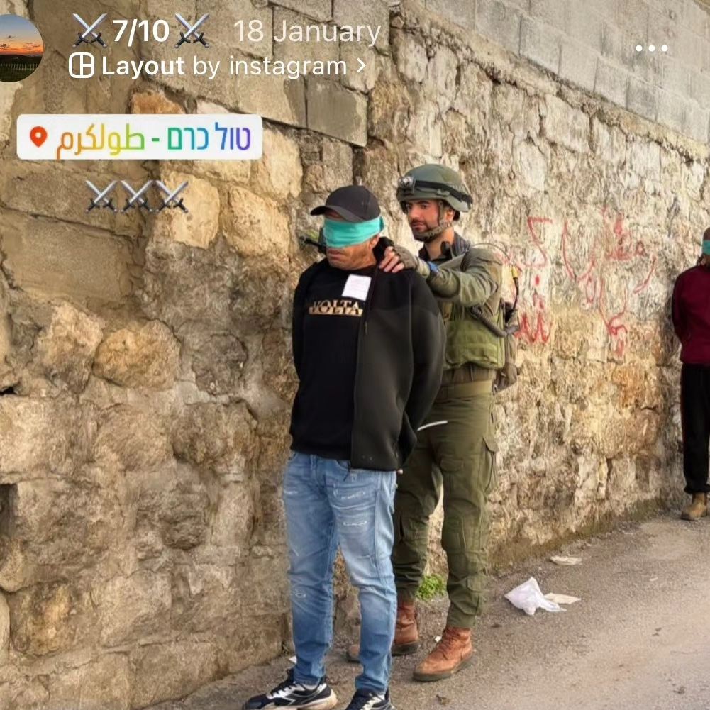 Israeli Soldier Post Shows Palestinians, Raises Rights Concerns