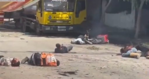 Civil Defence rescue operation becomes bombing target in Al Mawasi