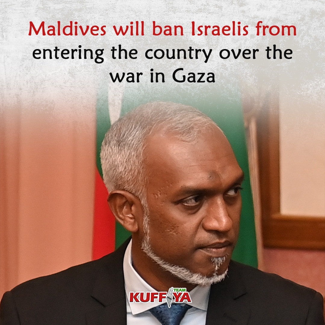 Maldives Bans Israeli Passports Over Gaza War