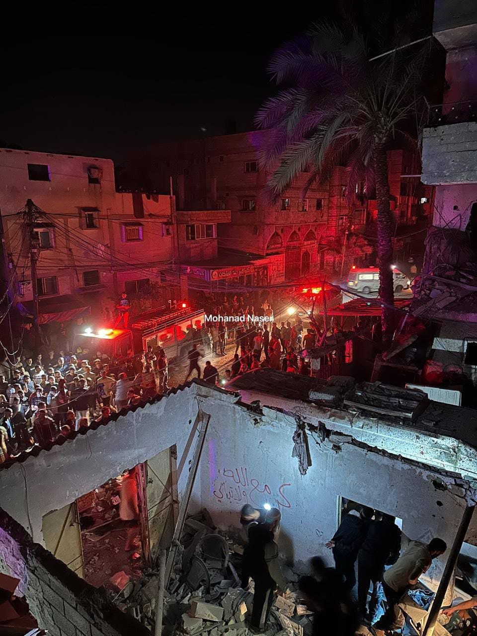 Israeli airstrike on Rafah kills multiple civilians injures several
