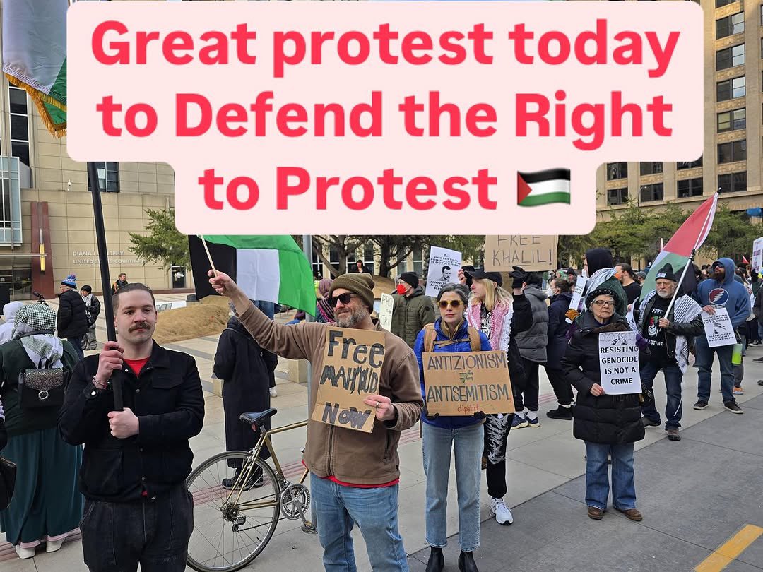 Minneapolis Activists Rally for Mahmoud Khalil’s Release