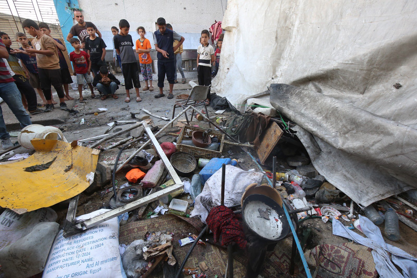 Israeli bombing kills six displaced persons in Al Nuseirat camp