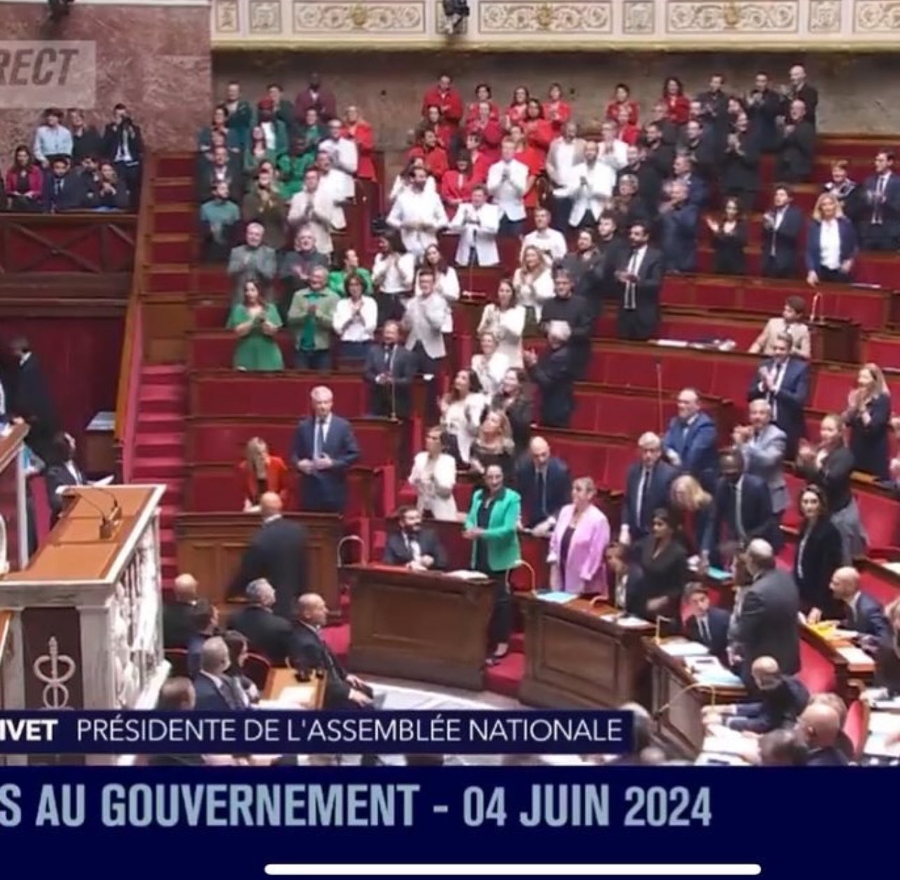 French Deputies Wear Palestinian Flag Colors at Assembly