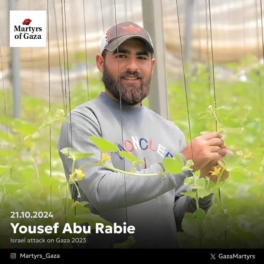 Farmer Yousef Abu Rabie shares resilience amid Gaza agricultural destruction