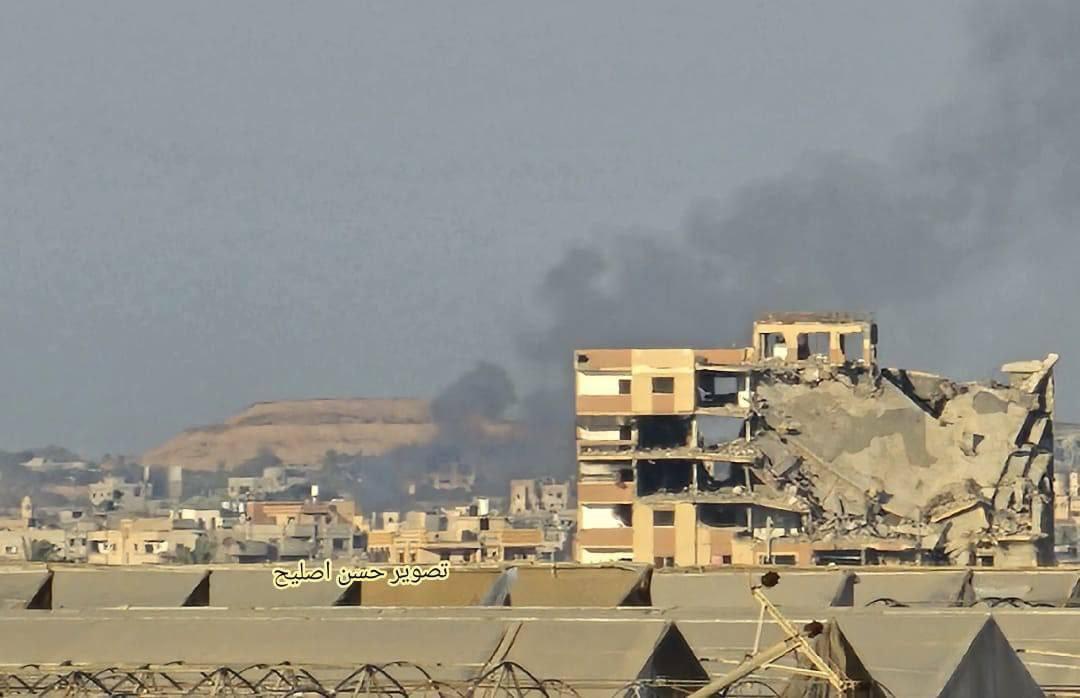 Israeli strikes target Wadi Al-Salqa area in central Gaza Strip