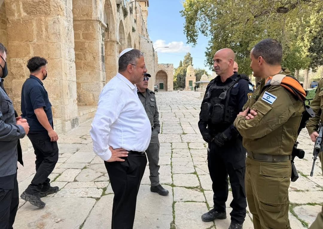 Israeli Security Minister Documents Al-Aqsa Mosque Storming
