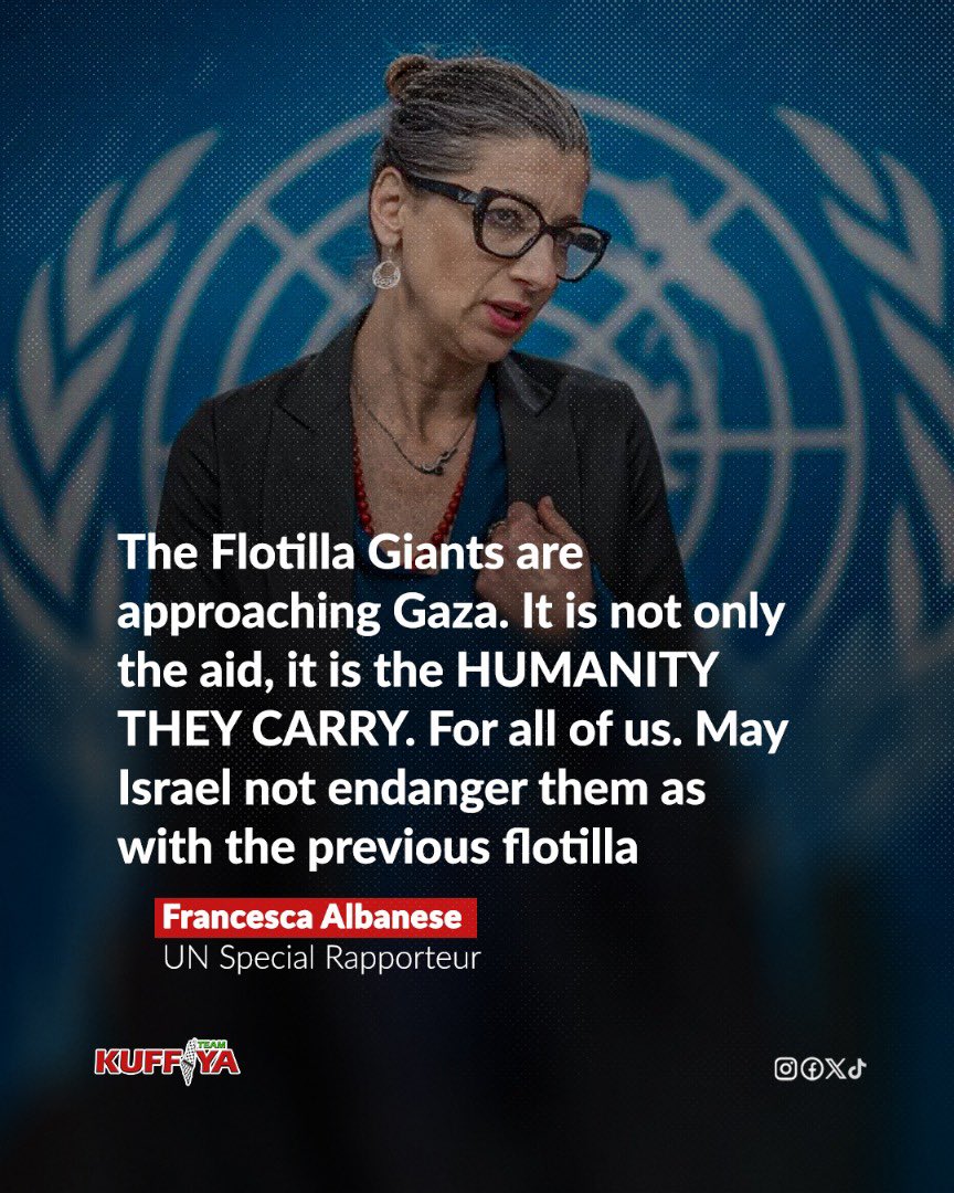 UN Rapporteur Backs Gaza Aid Flotilla, Urges Safe Passage