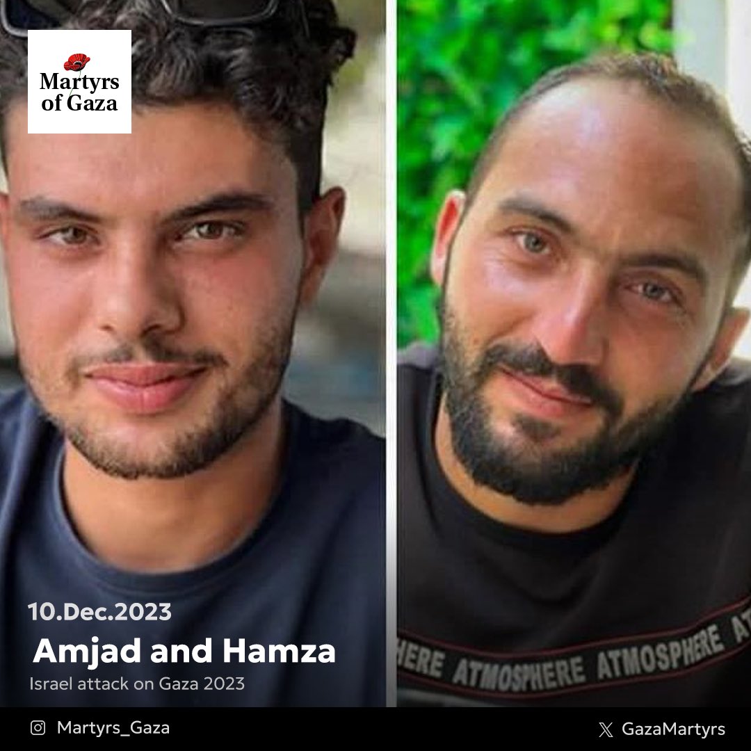 Farewell Photo: Mourning Lost Friends Amjad and Hamza