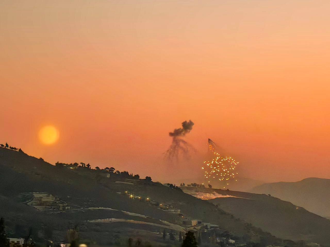 Phosphorus bombs dropped on South Lebanon by occupation forces