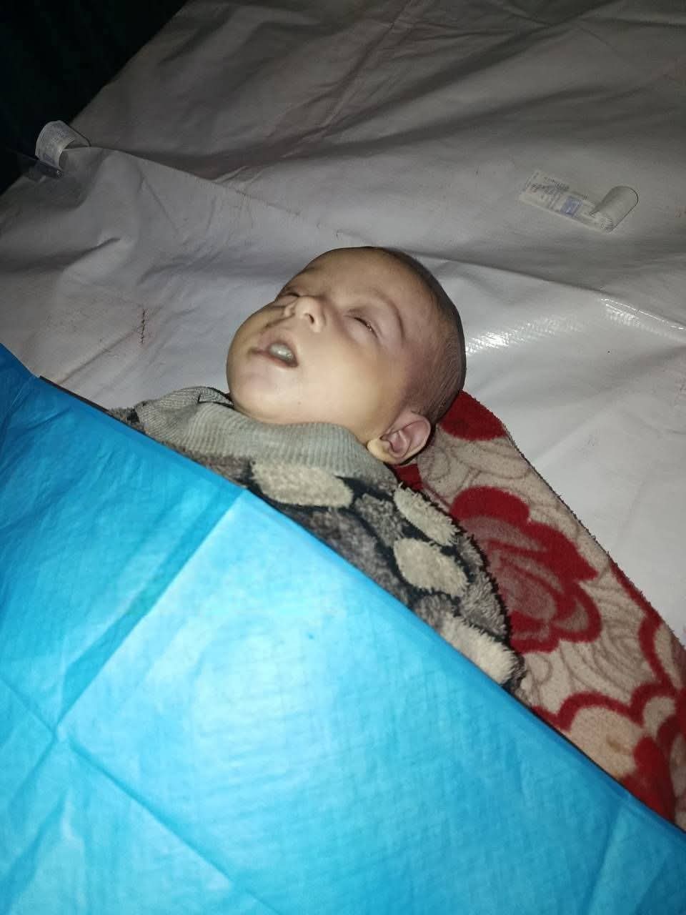 Child Dies from Extreme Cold in Refugee Tent