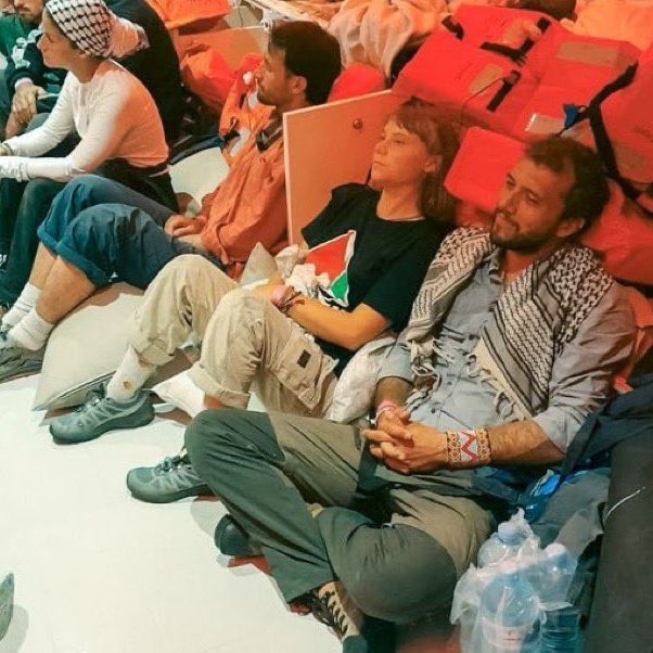 Global Sumud Flotilla crew detained by Israel in international waters