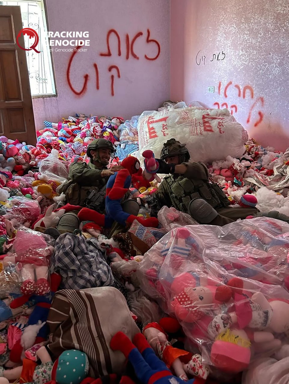 Occupation wages war on childhood, soldiers lack morality