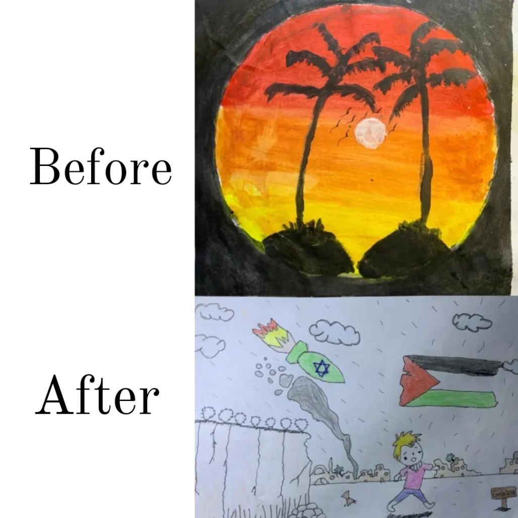 Children’s Drawings Reveal Gaza War Trauma