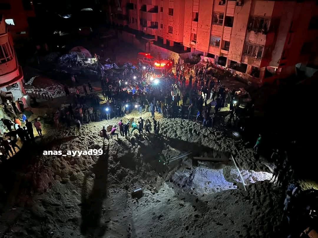 Israel strikes displace Gaza civilians in tent camp massacre