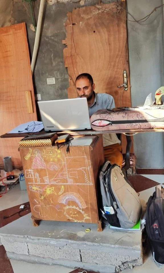 Palestinian PhD Student Submits Thesis from Destroyed Home