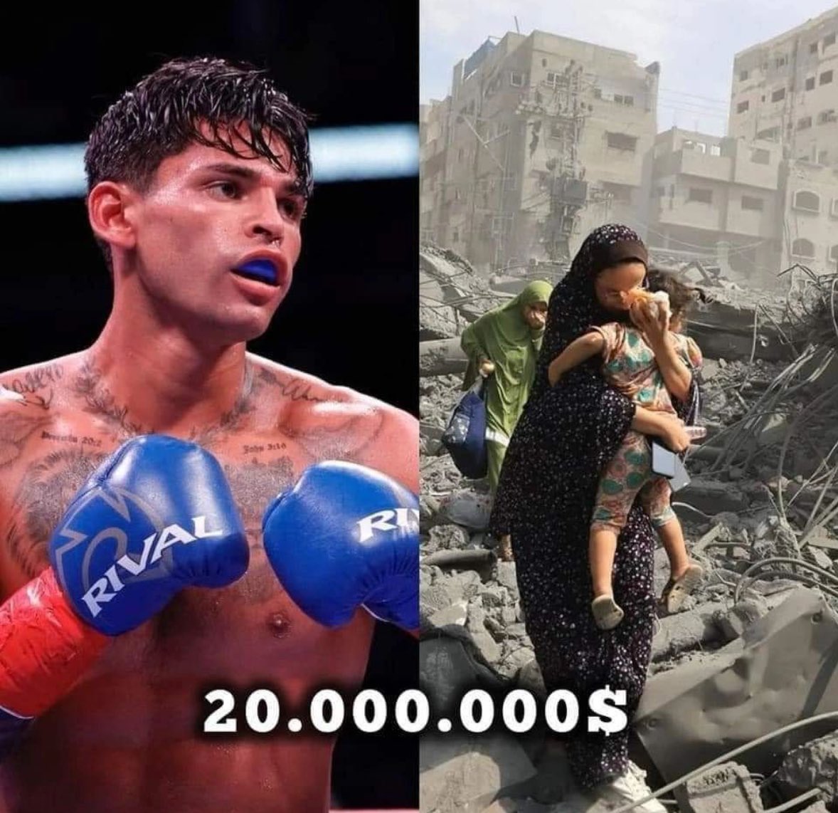 Ryan Garcia Donates $20 Million to Gaza Humanitarian Aid