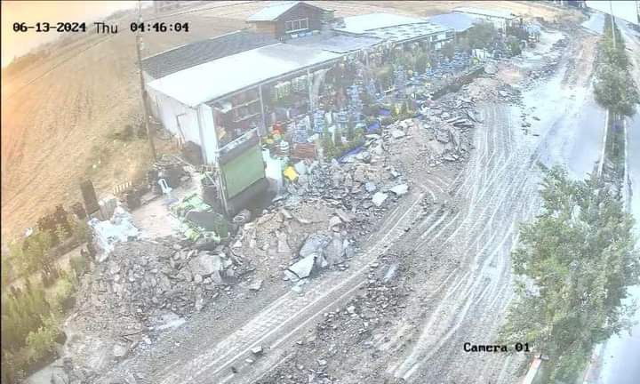 Destruction on Nazareth Street in Jenin documented