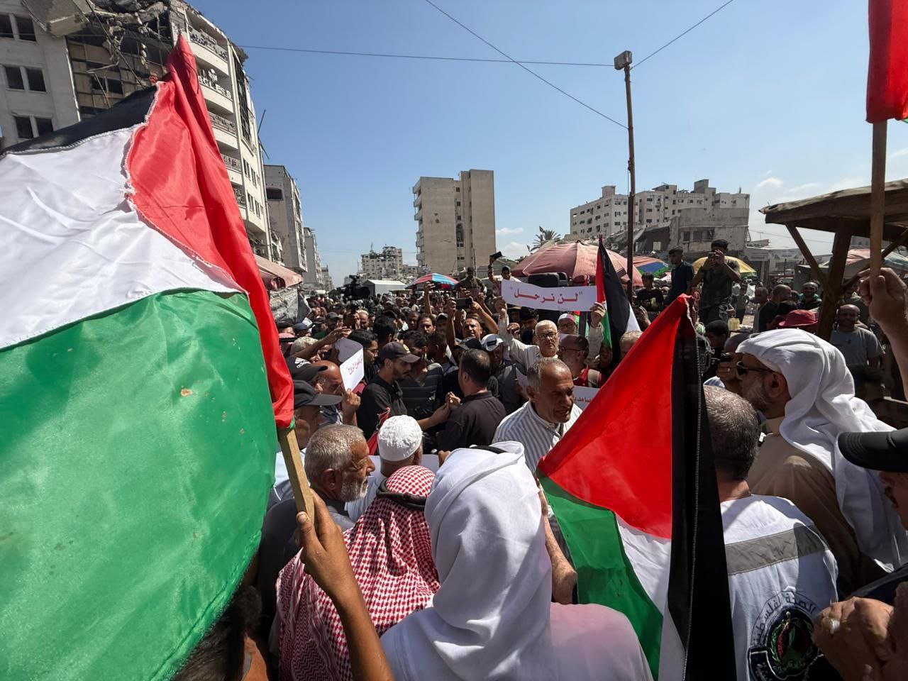 Gaza Coffin March Affirms Palestinian Steadfastness Against Displacement