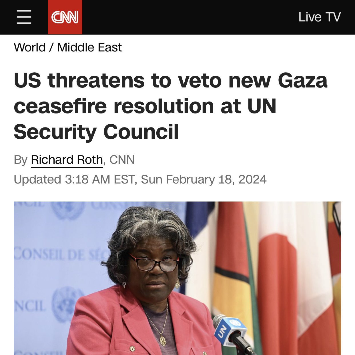 US-Israeli Genocide Accusation Statement