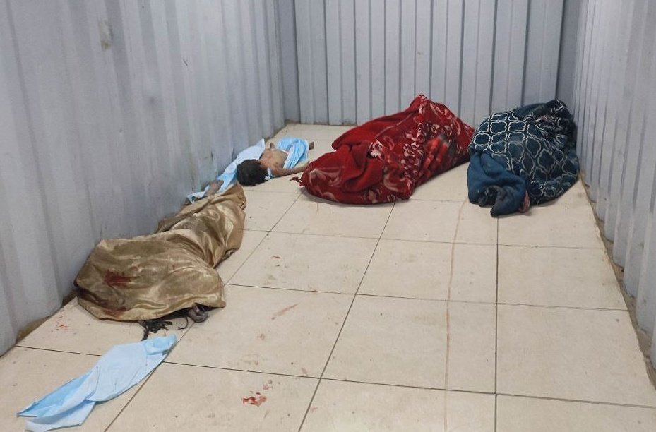 Martyrs and injured children arrive at Gaza hospital after attacks