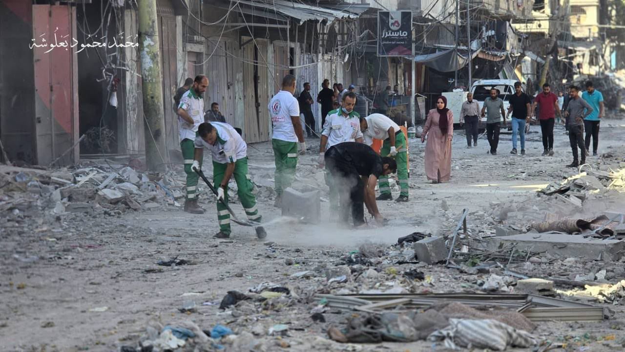 Palestinians Rehabilitate Jabalia Camp After Israeli Withdrawal