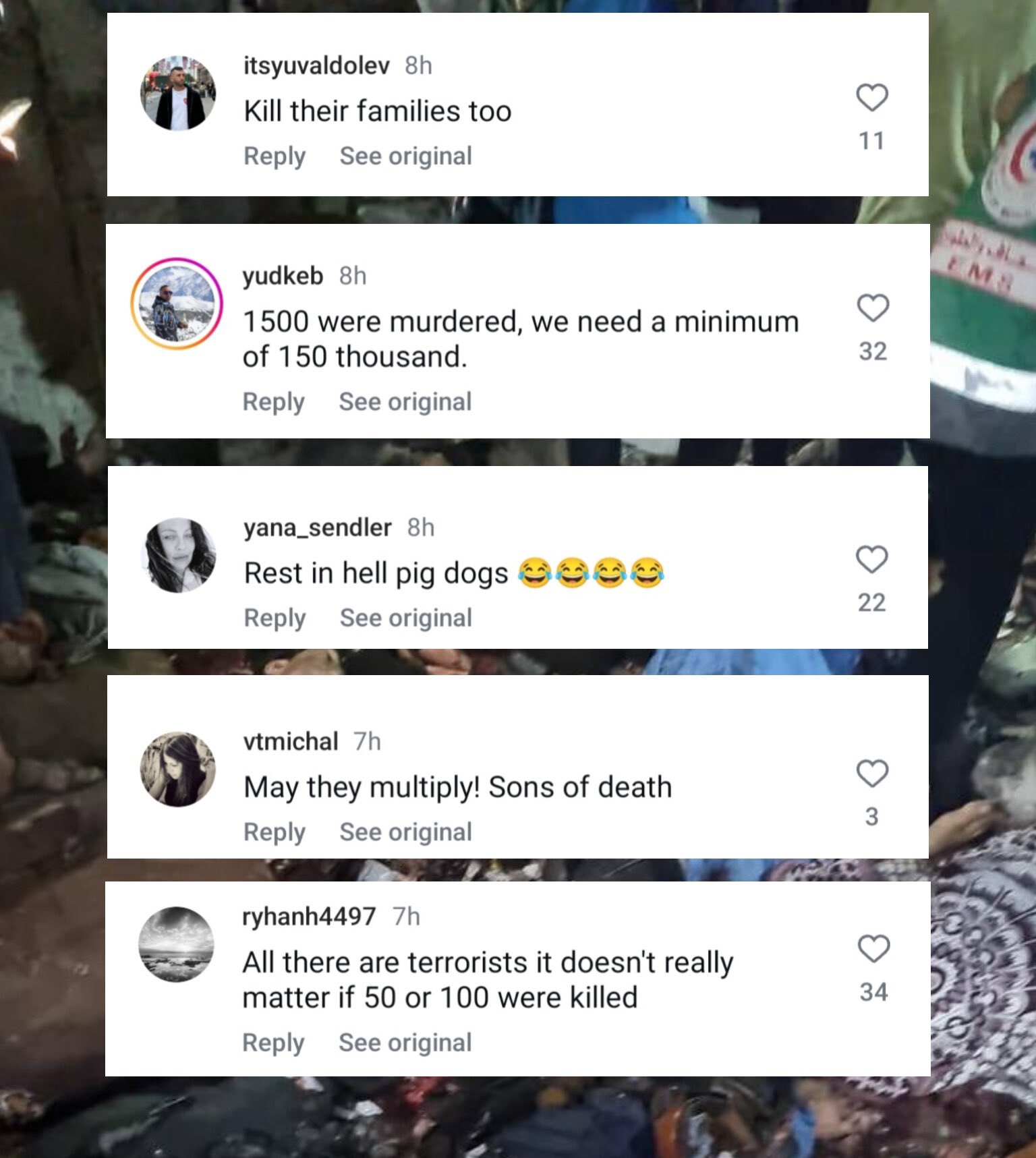 Israelis celebrate IOF killing of Palestinian children